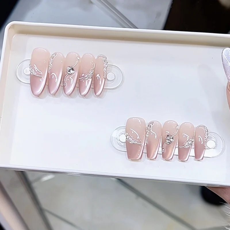 Premium Elegant Stiletto Press-On Nails Set Stornfield
