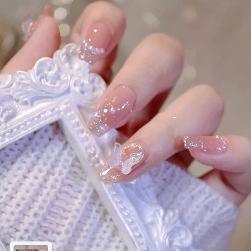 Premium Decorative Press-On Nail Design Stornfield
