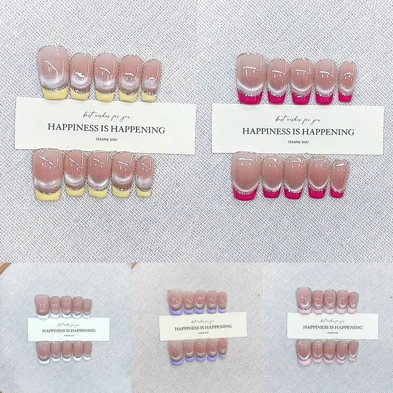 Glamorous Ombre Effect Press-On Nail Set Stornfield