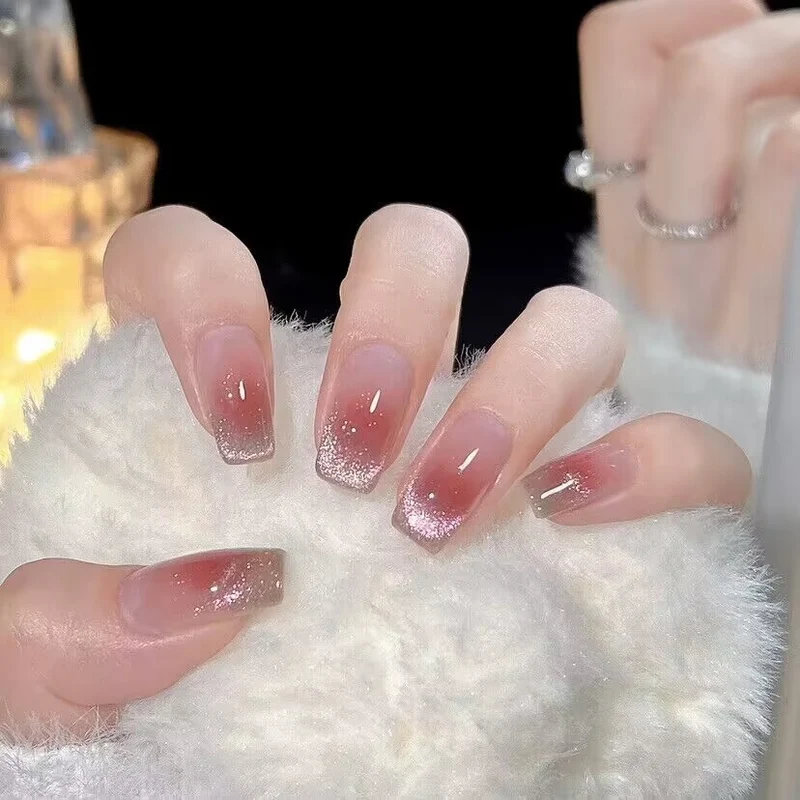 Glamorous Glittery Ombre Press-On Nails Stornfield