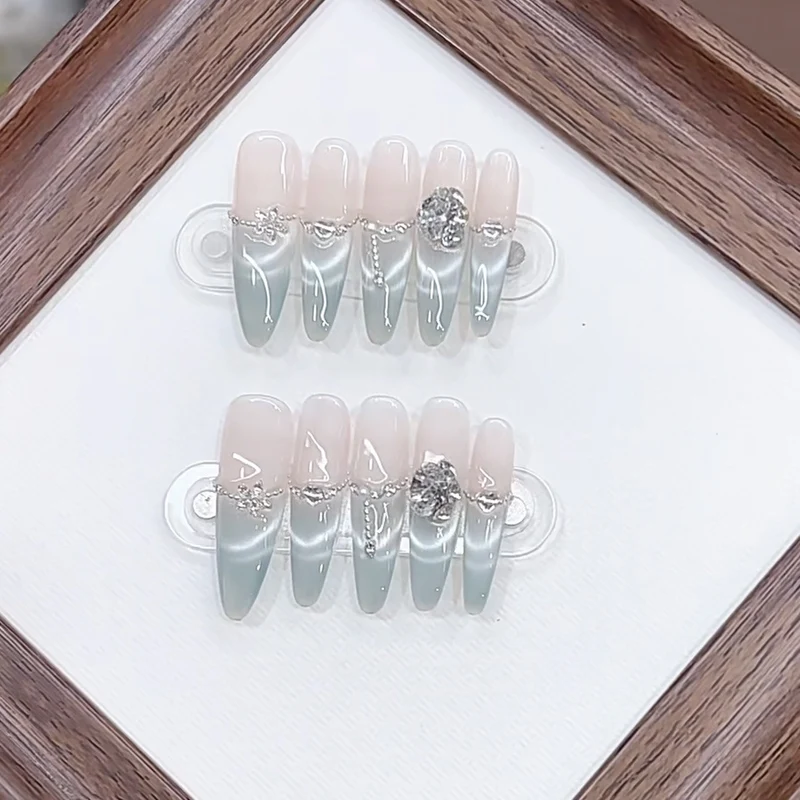 Glamorous Decorative Press-On Nails Set Stornfield