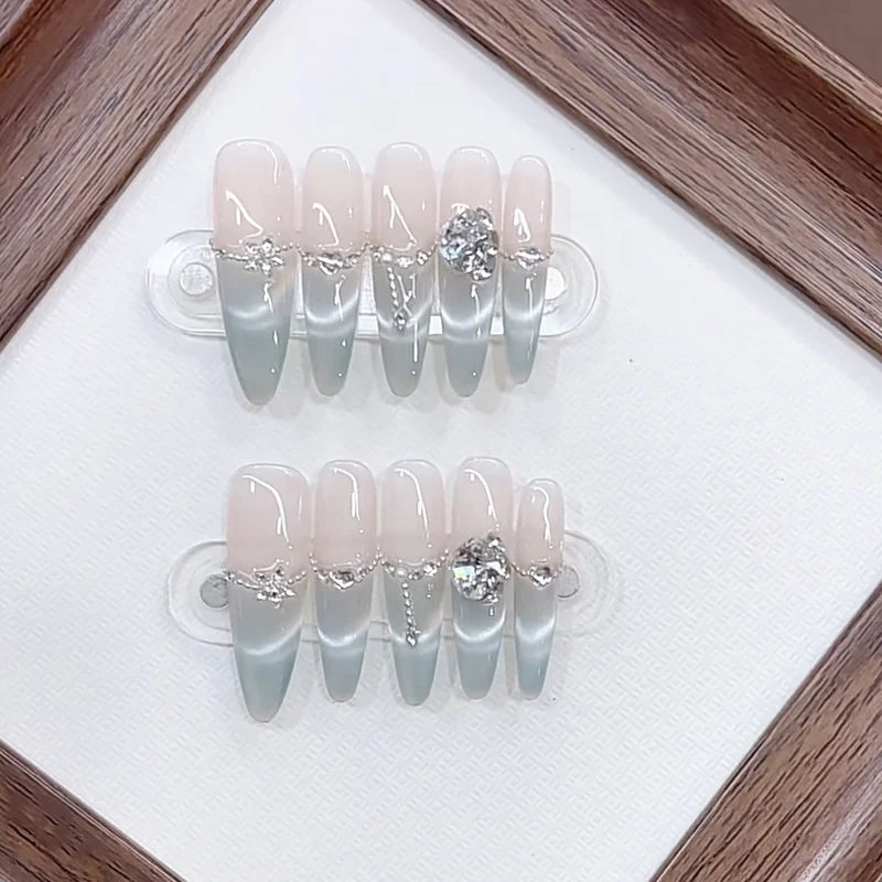 Glamorous Decorative Press-On Nails Set Stornfield