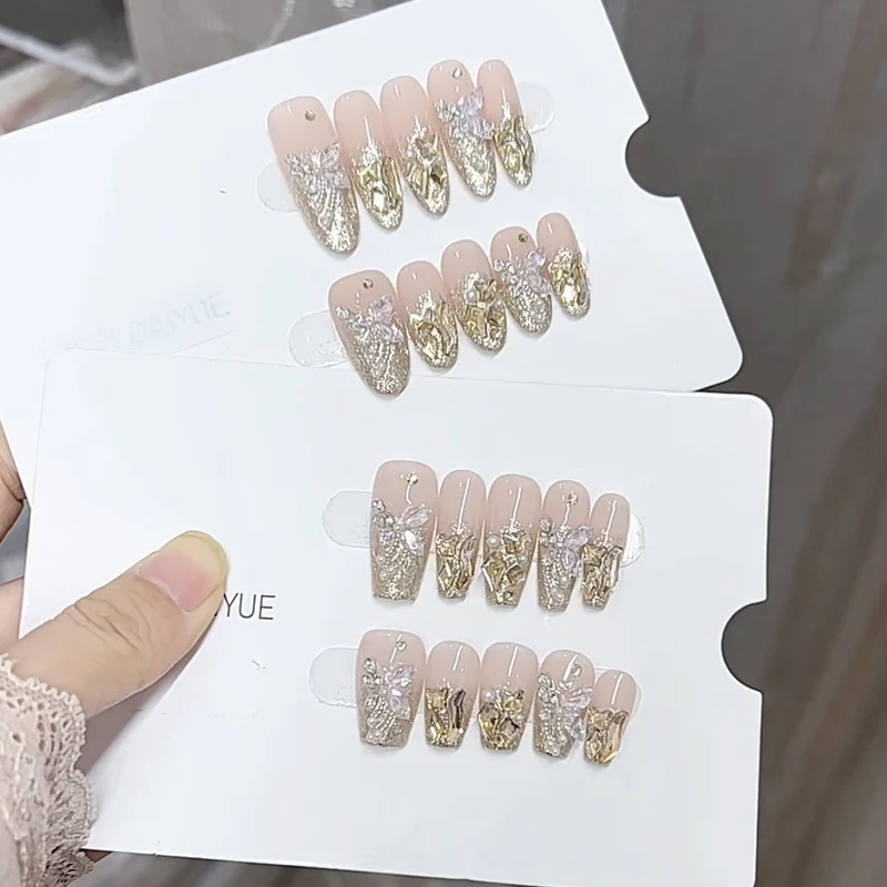 Glamorous Decorative Press-On Nails Stornfield