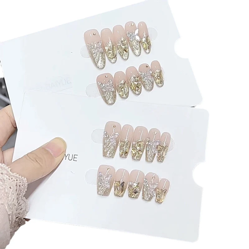 Glamorous Decorative Press-On Nails Stornfield