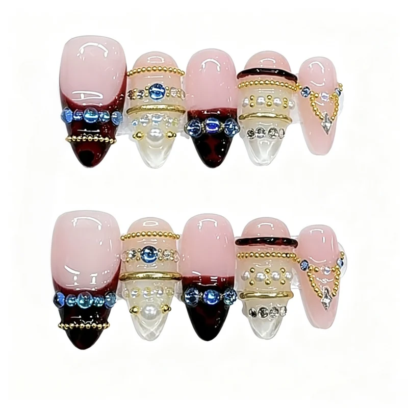 Glamorous Decorative Press-On Nail Design Stornfield