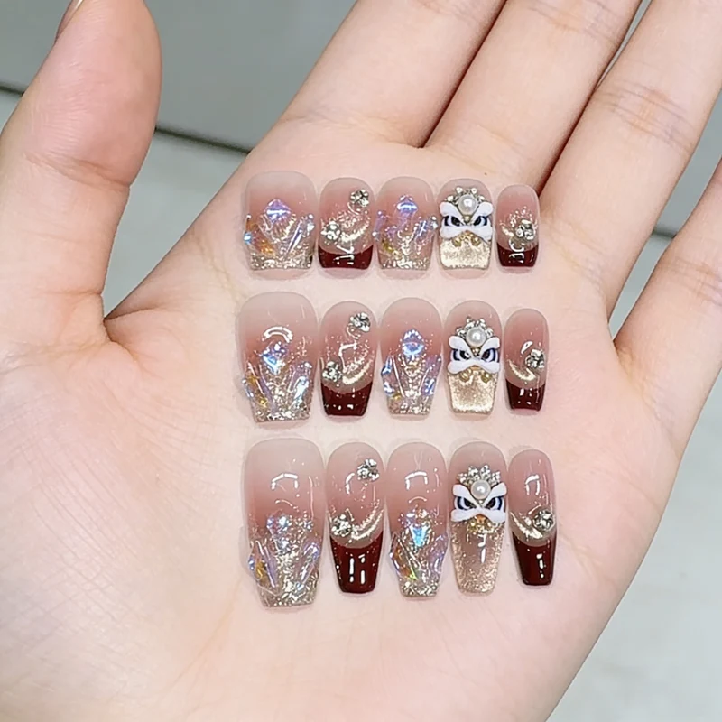 Glamorous Customizable Press-On Nail Art Stornfield
