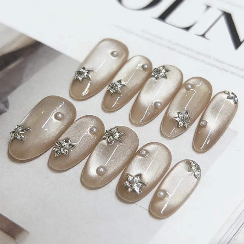Floral Engagement Press-On Nail Set Stornfield