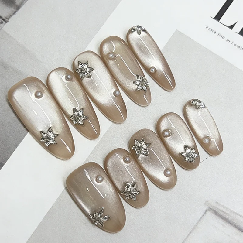 Floral Engagement Press-On Nail Set Stornfield