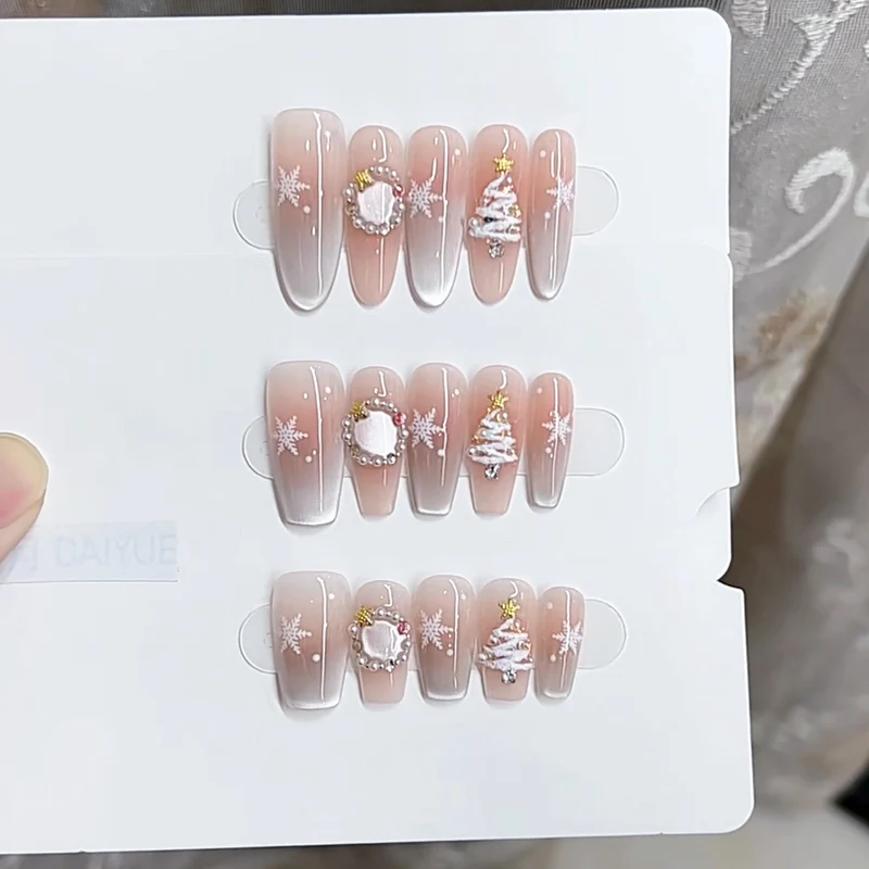 Festive-Themed Press-On Nail Set Stornfield