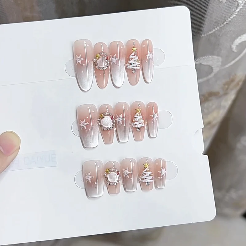 Festive-Themed Press-On Nail Set Stornfield