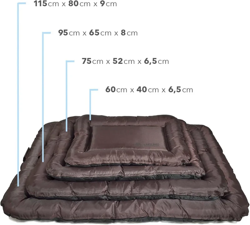 LazyBag Hundebett - Wasserfestes & Robustes Hundekissen für Hunde
