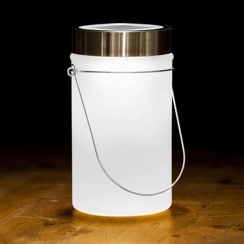 Sun Jar Solar-Laterne Blau - Witterungsbeständige LED-Dekoleuchte