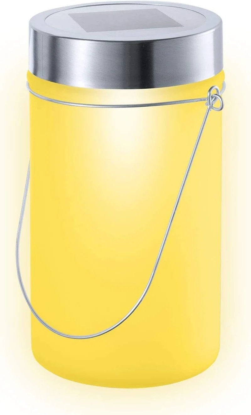 Sun Jar Solar-Laterne Blau - Witterungsbeständige LED-Dekoleuchte