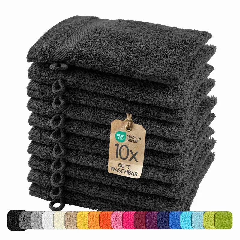 etérea 10er Pack Handtücher Carli Handtuch Bulkset