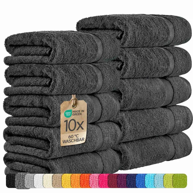 etérea 10er Pack Handtücher Carli Handtuch Bulkset