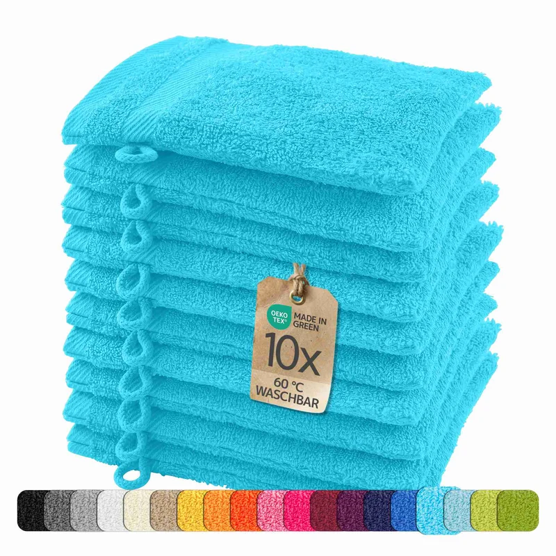 etérea 10er Pack Handtücher Carli Handtuch Bulkset