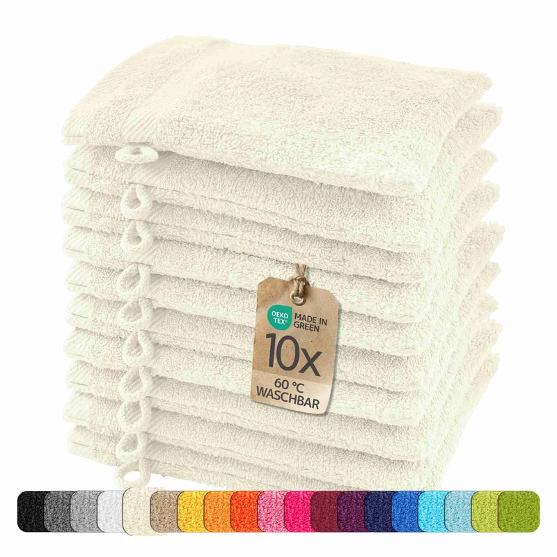 etérea 10er Pack Handtücher Carli Handtuch Bulkset