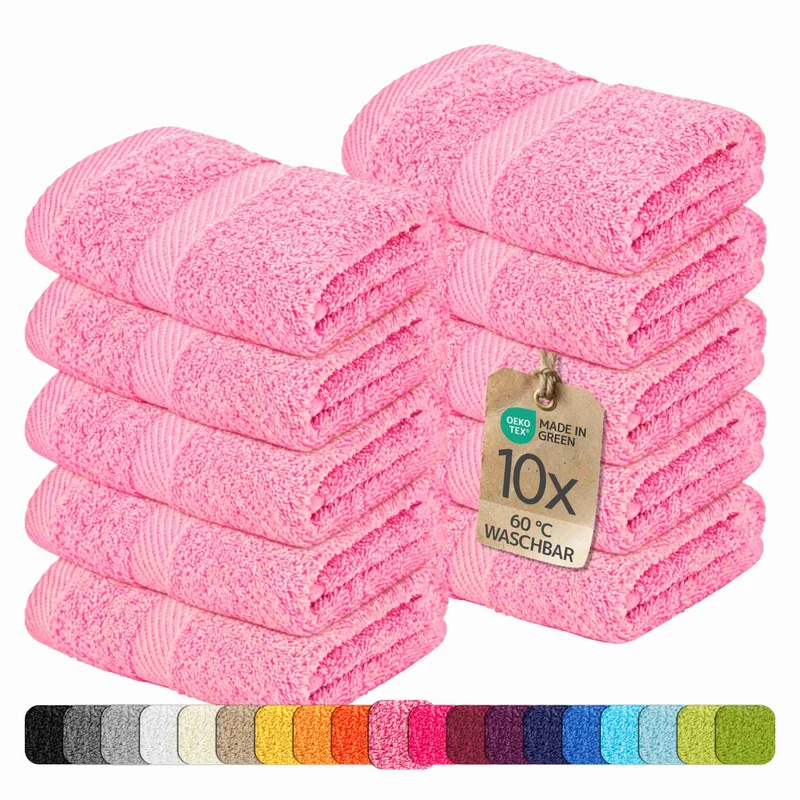 etérea 10er Pack Handtücher Carli Handtuch Bulkset