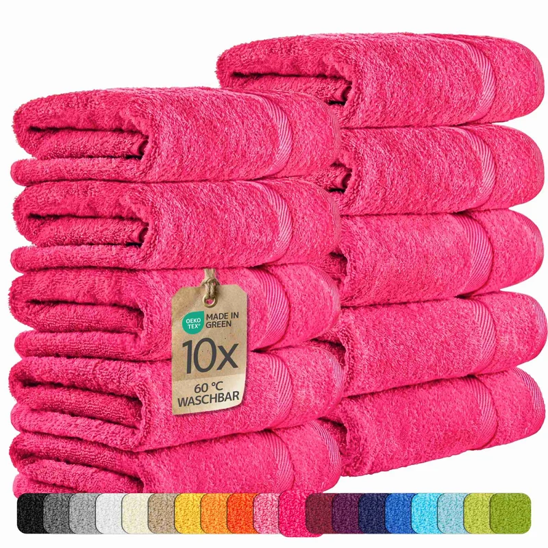etérea 10er Pack Handtücher Carli Handtuch Bulkset
