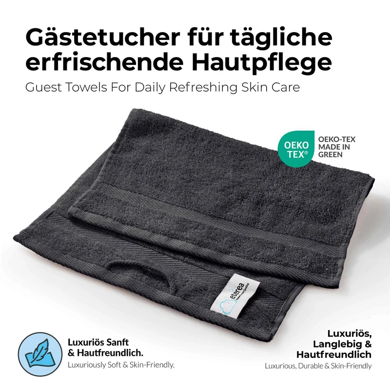 etérea 10er Pack Handtücher Carli Handtuch Bulkset