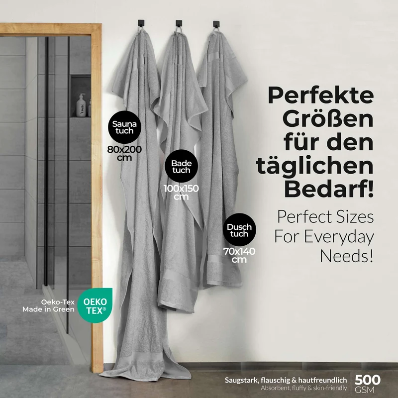 etérea 10er Pack Handtücher Carli Handtuch Bulkset
