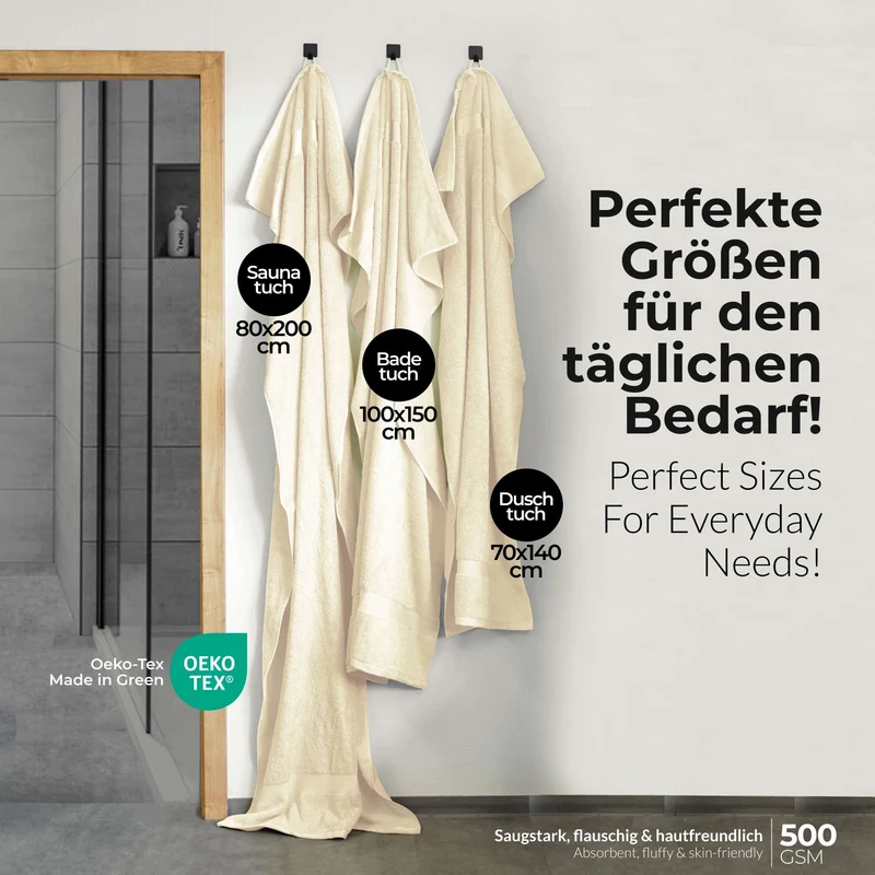 etérea 10er Pack Handtücher Carli Handtuch Bulkset