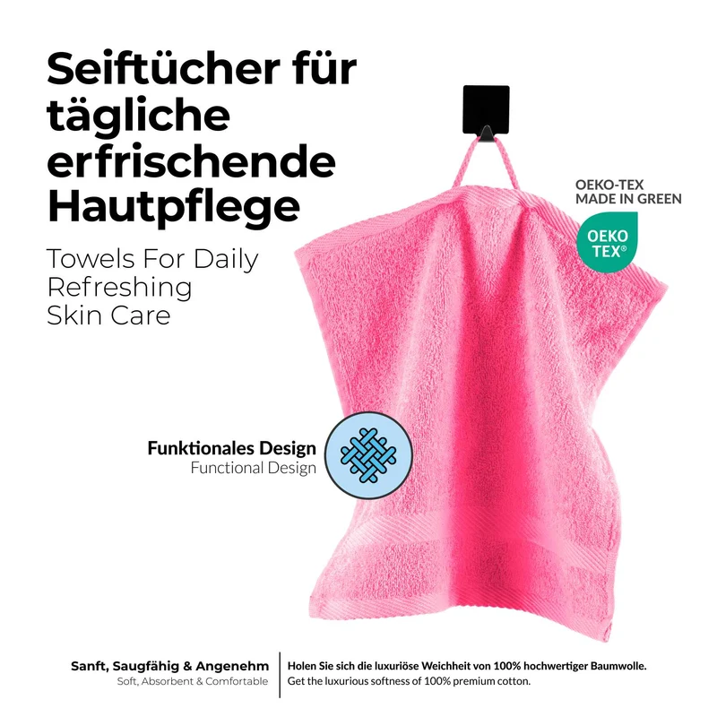 etérea 10er Pack Handtücher Carli Handtuch Bulkset