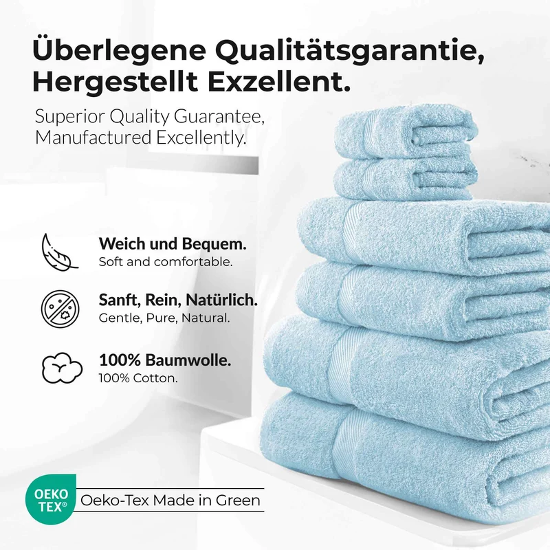 etérea 10er Pack Handtücher Carli Handtuch Bulkset