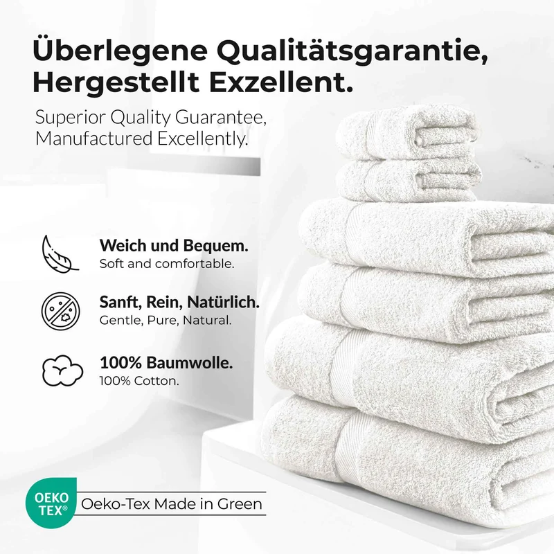 etérea 10er Pack Handtücher Carli Handtuch Bulkset
