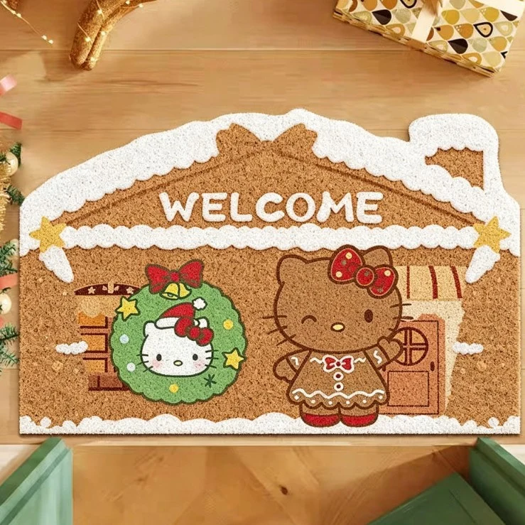 Whimsical Holiday Themed Doormat Stornfield