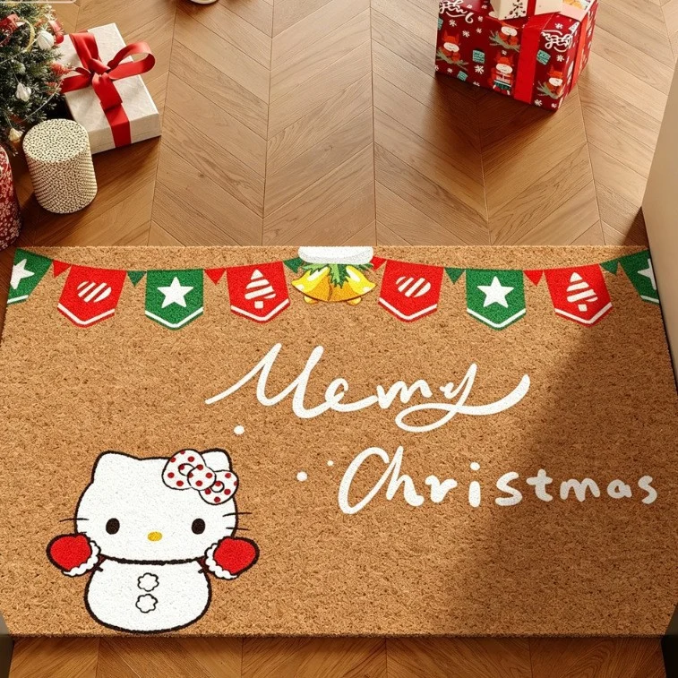 Whimsical Holiday Themed Doormat Stornfield