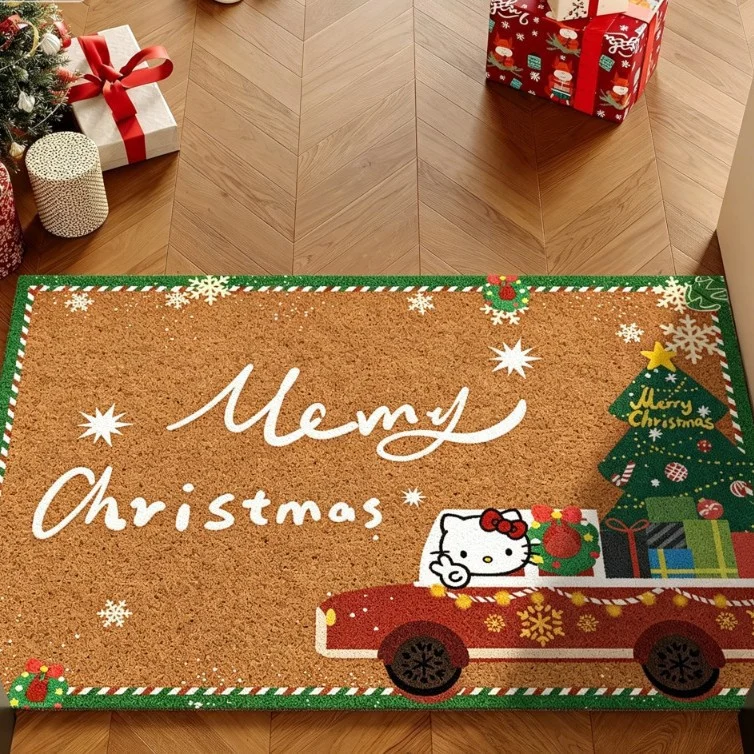 Whimsical Holiday Themed Doormat Stornfield