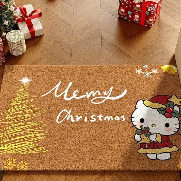 Whimsical Holiday Themed Doormat Stornfield