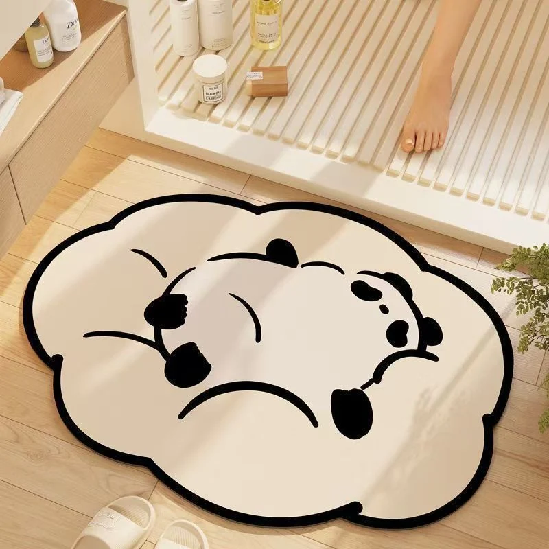 Whimsical Cat-Themed Bath Mat Stornfield
