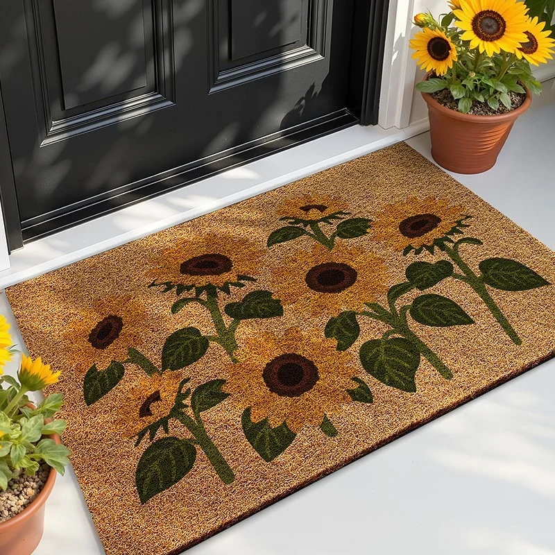Tropical Leaf Design Outdoor Doormat Stornfield