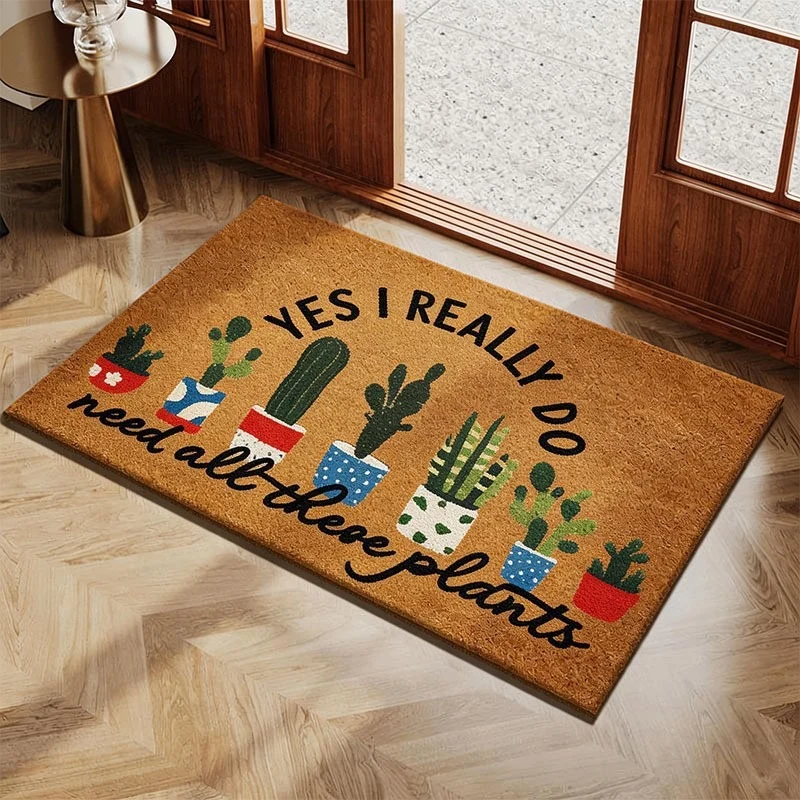 Tropical Leaf Design Outdoor Doormat Stornfield