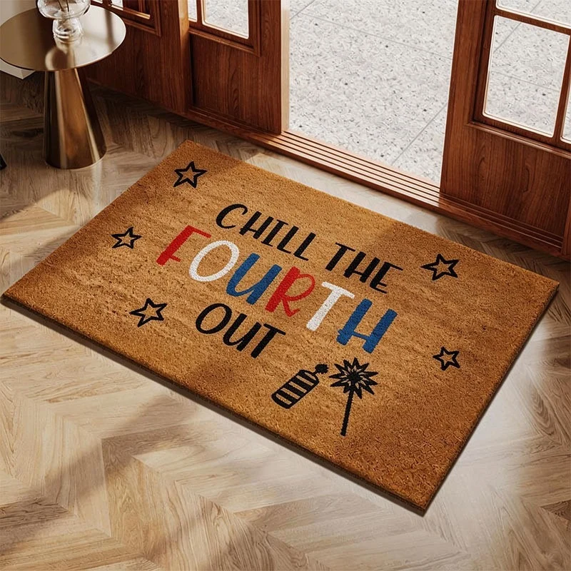 Tropical Leaf Design Outdoor Doormat Stornfield