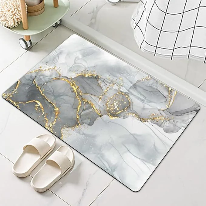 Stylish Water-Resistant Bath Mat Stornfield