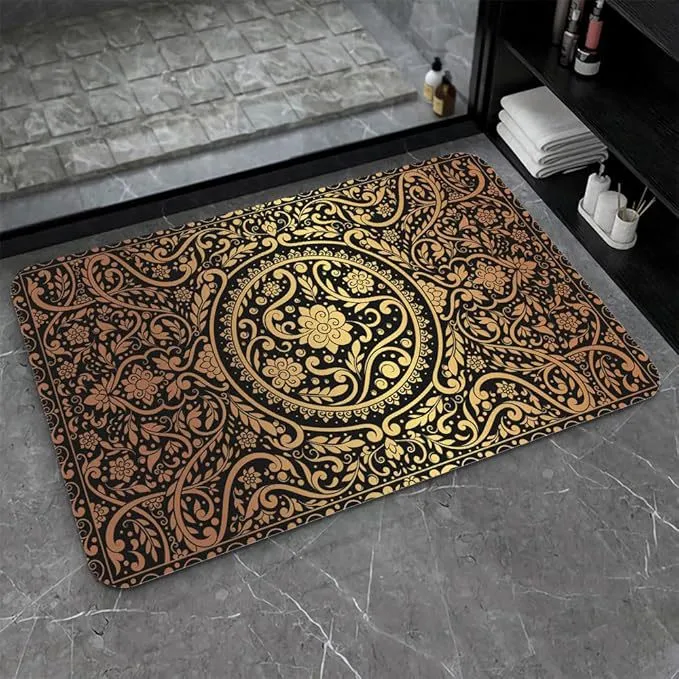 Stylish Water-Resistant Bath Mat Stornfield