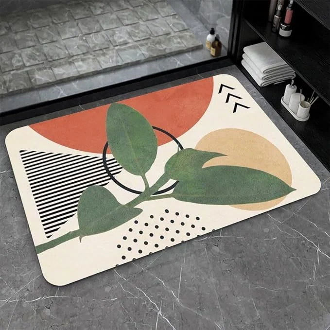 Stylish Water-Resistant Bath Mat Stornfield