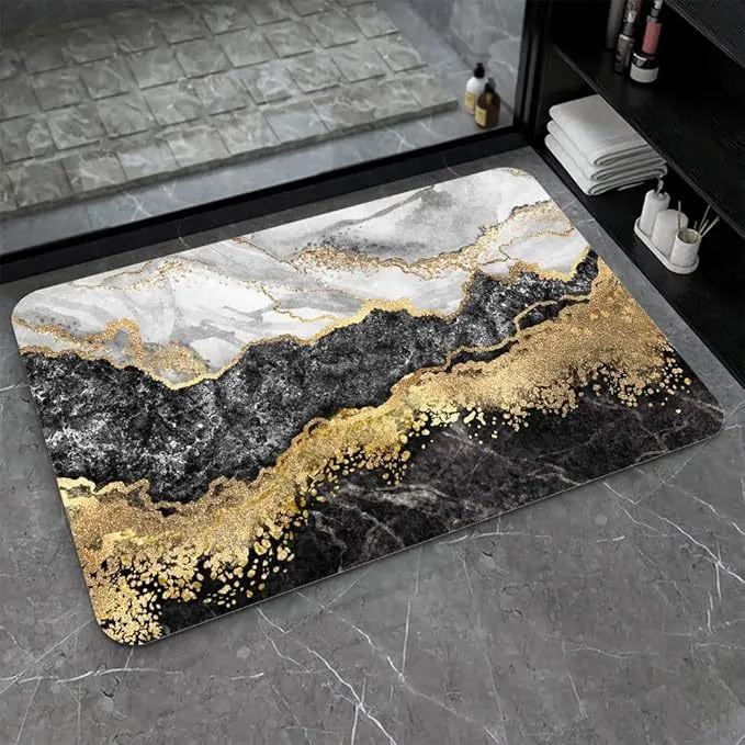 Stylish Water-Resistant Bath Mat Stornfield