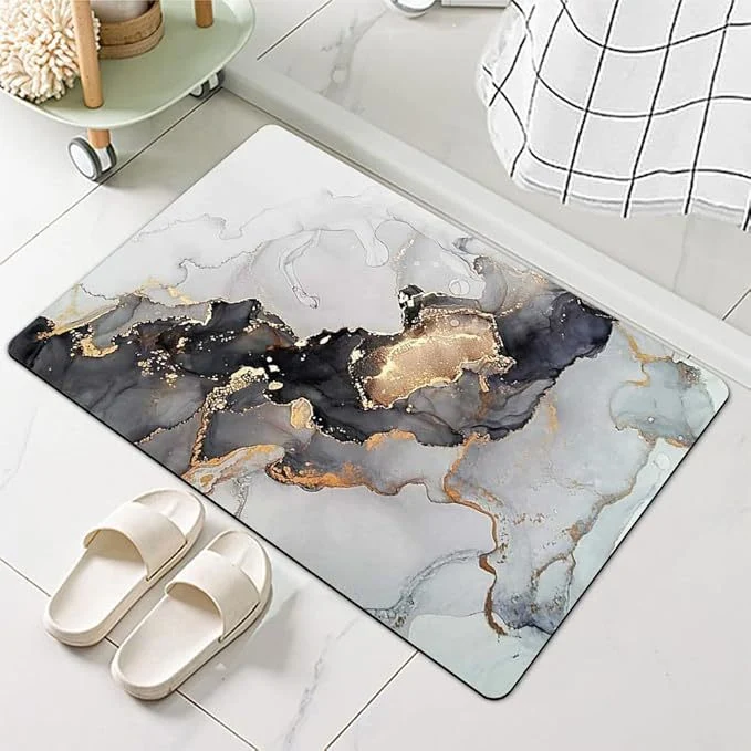 Stylish Water-Resistant Bath Mat Stornfield