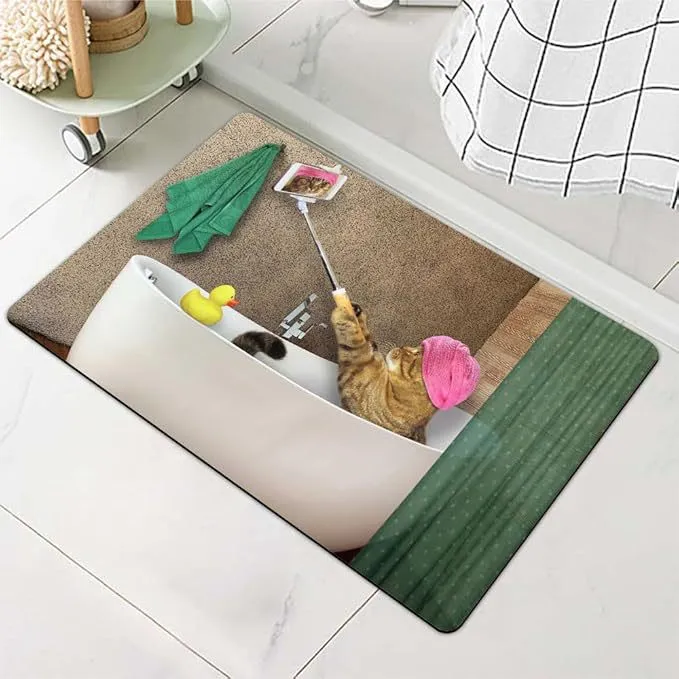Stylish Water-Resistant Bath Mat Stornfield