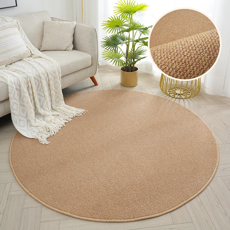 Round Textured Area Rug Stornfield