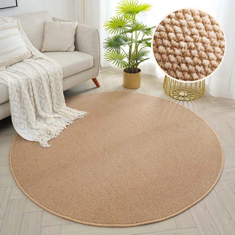 Round Textured Area Rug Stornfield
