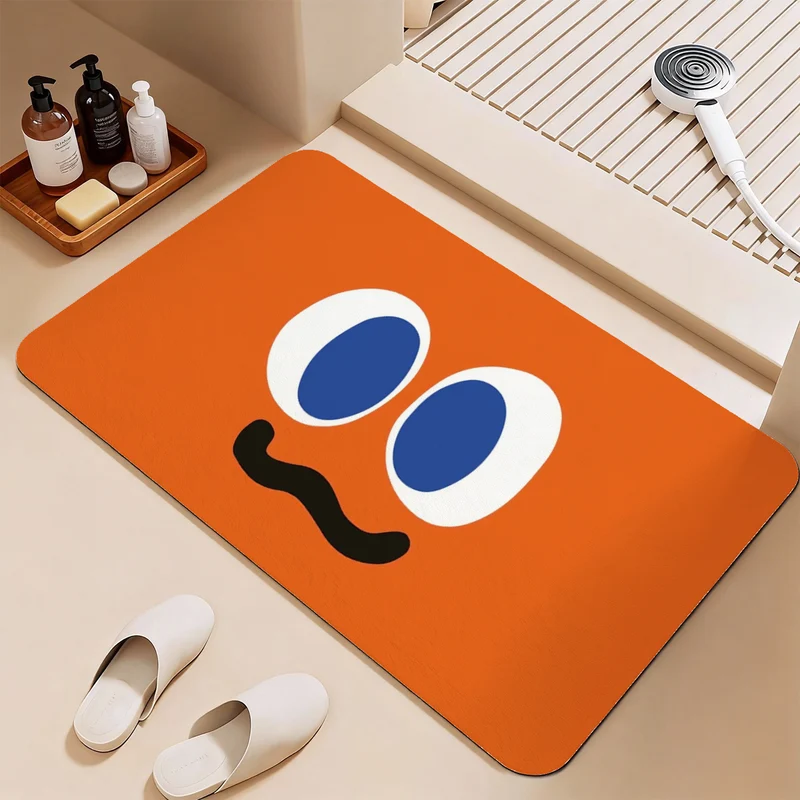 Playful Vegetable-Themed Bath Mat Stornfield