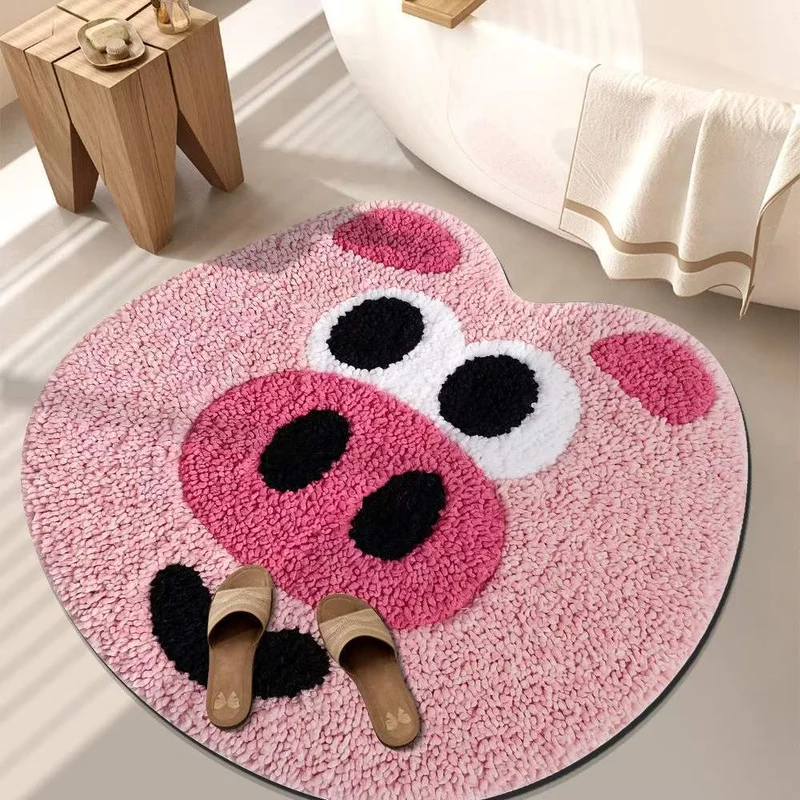 Playful Tiger-Themed Bathroom Mat Stornfield