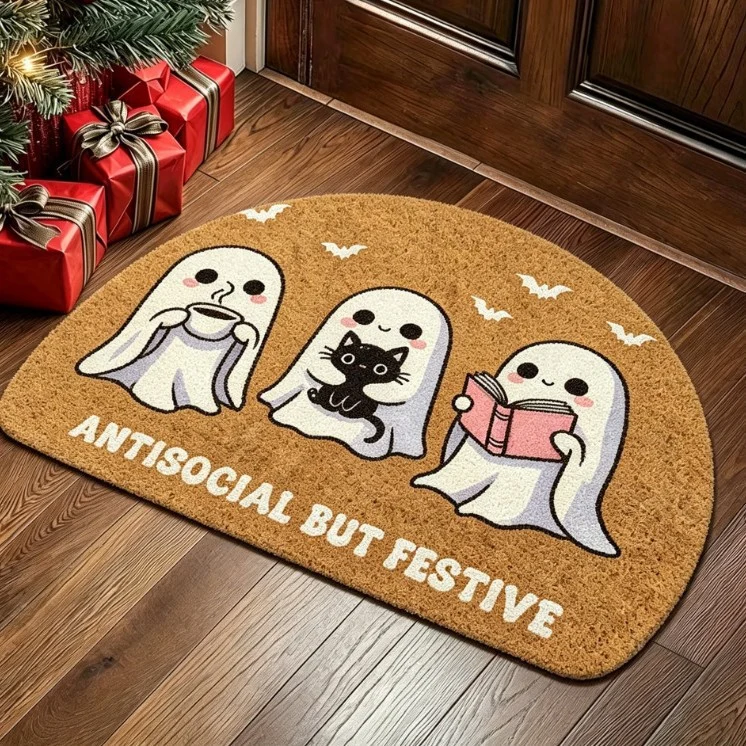 Playful Pet-Themed Decorative Doormat Stornfield