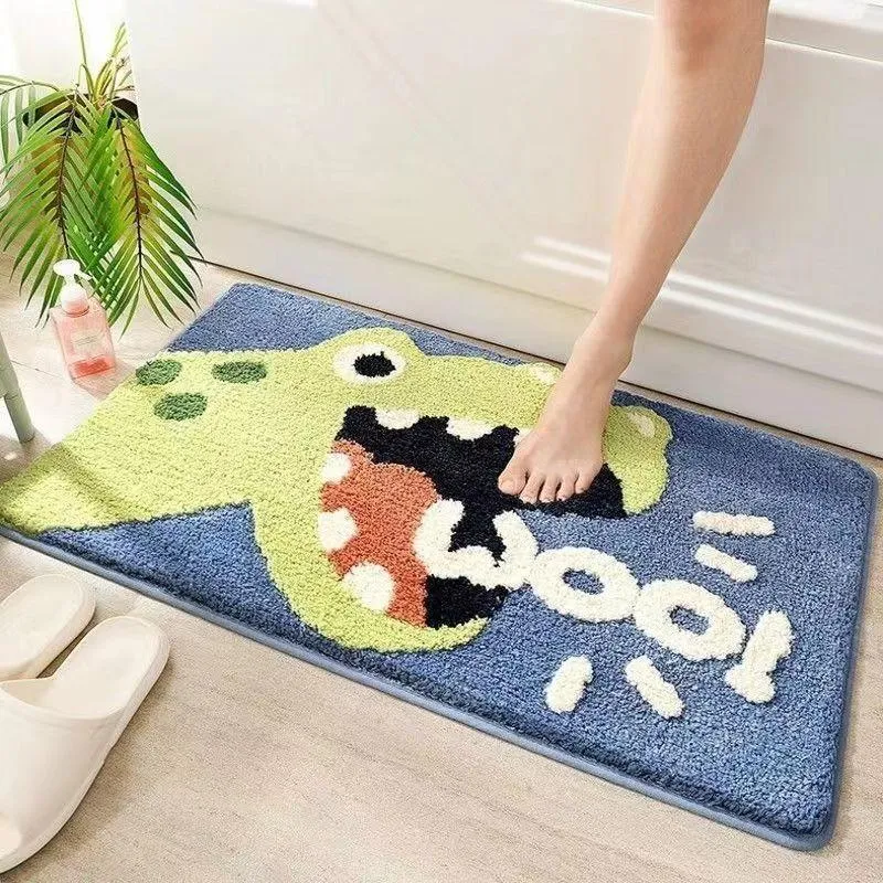 Playful Penguin-Themed Bath Mat Stornfield