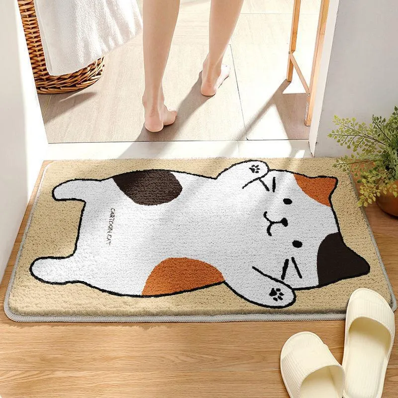 Playful Penguin-Themed Bath Mat Stornfield